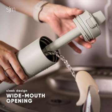 Simple Modern Insulated Filtered Water Bottle | 34oz