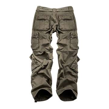 Match Men's Wild Cargo Pants(3358 Grayish Green,44)