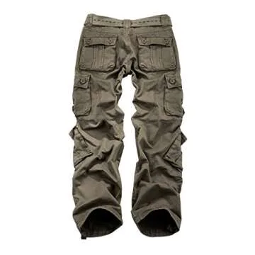 Match Men's Wild Cargo Pants(3358 Grayish Green,44)