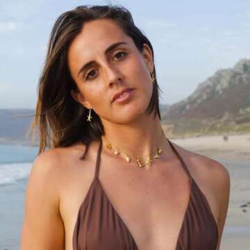 Shell Necklace & Starfish Earrings Set - Unique Gold Jewelry