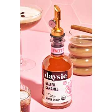 Daysie Organic Madagascar Vanilla, Salted Caramel & Coconut Almond Syrup