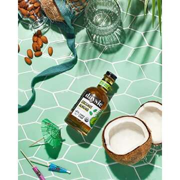 Daysie Organic Madagascar Vanilla, Salted Caramel & Coconut Almond Syrup