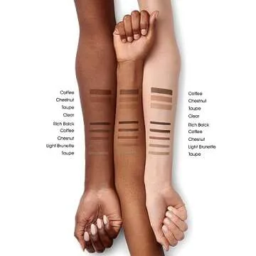 bareMinerals Strength & Length Serum-Infused Brow Gel, Brow Gel Infused with Plant-Based Strengthening Serum, Tints, Shapes + Defines Eyebrows, Vegan