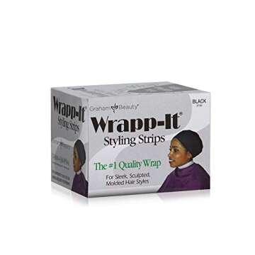 Nairobi Wrapp It Strips Graham Beauty Bundle with Edge Brushes