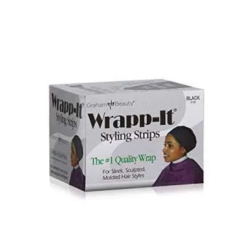 Nairobi Wrapp It Strips Graham Beauty Bundle with Edge Brushes