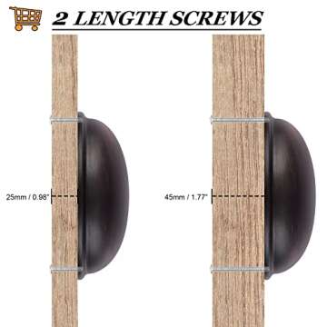 Probrico (12 Pack Modern Drawer Pulls Oil Rubbed Bronze Cabinet Handles 3 Inch(76mm) Hole Center Cabinet Cup Pulls Kitchen Cabinet Hardware Bin Cup Drawer Handles Knobs for Dresser Closet