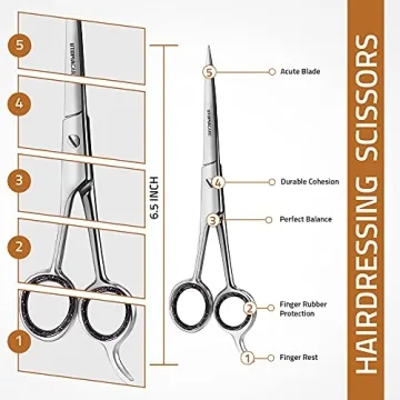 Utopia Care Hair Cutting Scissors 6.5 Inch Premium Stainless Steel
