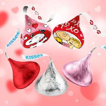 Hershey's 2 lb Valentine's Kisses - Sweet Chocolate Treats