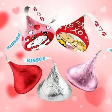 Hershey's 2 lb Valentine's Kisses - Sweet Chocolate Treats