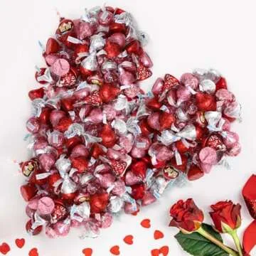 Hershey's 2 lb Valentine's Kisses - Sweet Chocolate Treats