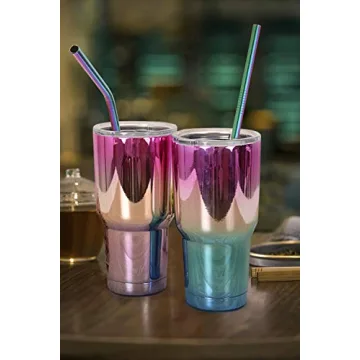 Hiware Reusable Stainless Steel Straws Eco-Friendly Pack