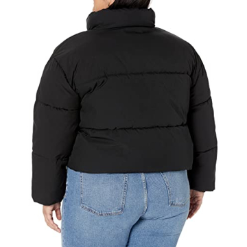 Amazon Essentials Women's Cropped Puffer Jacket - Warm & Stylish