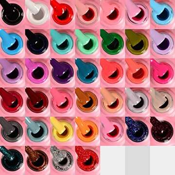 JODSONE Gel Nail Polish Kit – 39 Colors for Stunning Nails