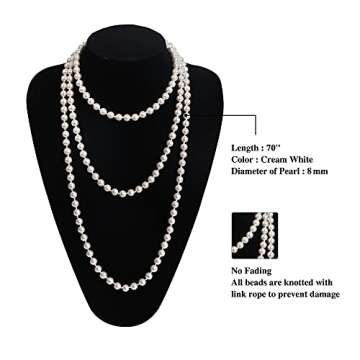 Zivyes 1920s Accessories for Women Headband Necklace Gloves Costume Holder Flapper Costume Accessories for Women