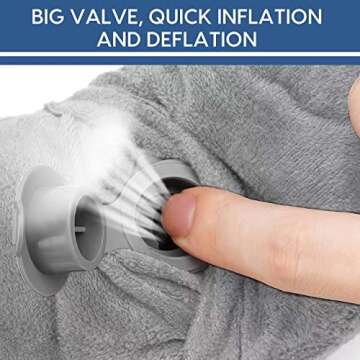 Comfortable HITSZS Inflatable Travel Pillow for All Journeys