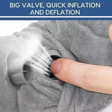 Comfortable HITSZS Inflatable Travel Pillow for All Journeys