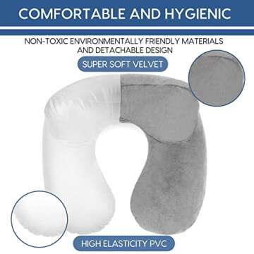 Comfortable HITSZS Inflatable Travel Pillow for All Journeys