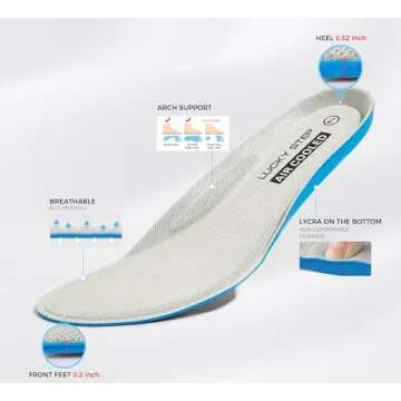 LUCKY STEP Women's Stylish Knit Running Sneakers