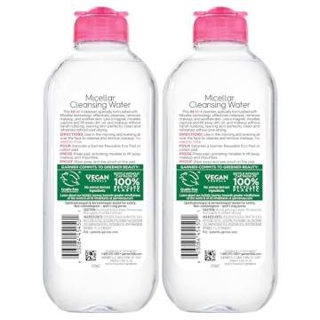 Garnier Micellar Water for Gentle Makeup Removal - 13.5 Fl Oz