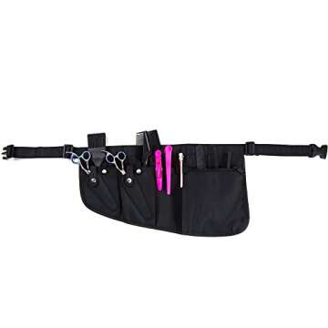 Stylist Tool Belt - Polyester Tool Pouch Belt for Salon Stylists - Holds 2 Shears - Shears Holder - Scissor Holster for Hairdressers - Shear Holster - Scissors Holder