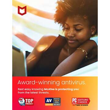 [Old Version] McAfee AntiVirus Protection 2022 | 1 PC (Windows)| Antivirus Protection, Internet Secu...