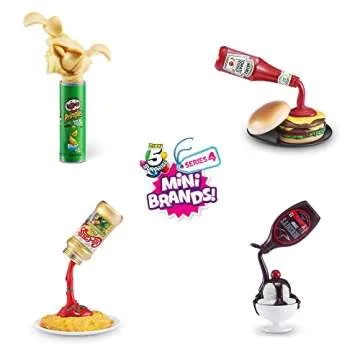 5 Surprise Mini Brands Series 4 by ZURU Amazon Exclusive Mystery Real Miniature Collectible Toy Capsule for Kids, Teens, and Adults (Pack of 2)