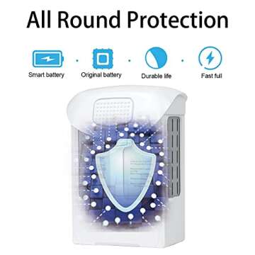 Homesuit Phantom 4 Battery, 15.2V 5870mAh Intelligent Flight Replacement Battery Pack Compatible with DJI Phantom 4 Pro Series Drone