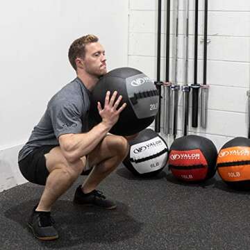 Valor Fitness WB-20 Wall Ball 20 lb for Cross Training