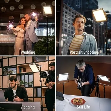 Dimmable Bi-Color LED Video Light Kit for YouTube