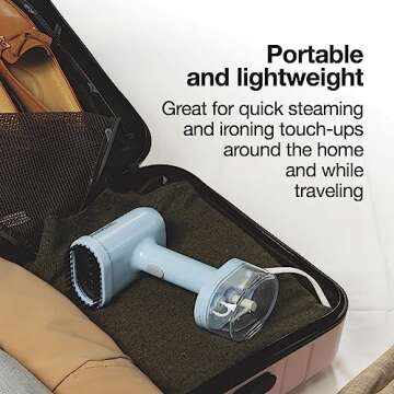 Proctor Silex Travel Iron & Garment Steamer - Portable, 1200 Watts, Ready in 45s
