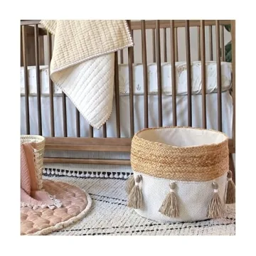 Stylish Crane Baby Nursery Storage Basket for Organizing Essentials