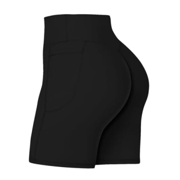 Sunzel No Front Seam Biker Shorts Women 8" Black Medium