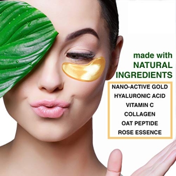Luxurious Gold Under Eye Patches for Revitalized Skin