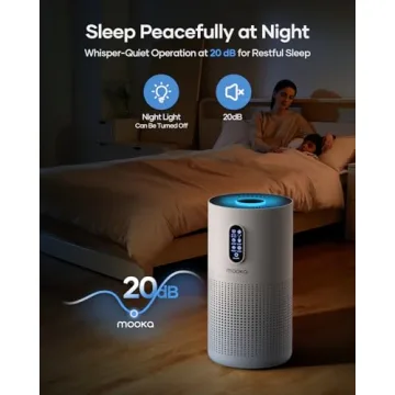 MOOKA HEPA Air Purifier - For Large Rooms & Pets