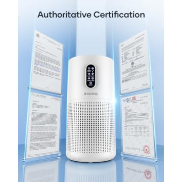 MOOKA HEPA Air Purifier - For Large Rooms & Pets