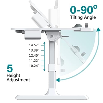 WOKA Laptop Desk - Adjustable, Large and Versatile for Home Use