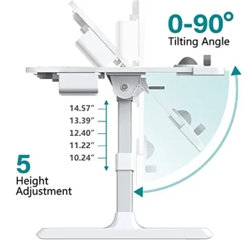 WOKA Laptop Desk - Adjustable, Large and Versatile for Home Use