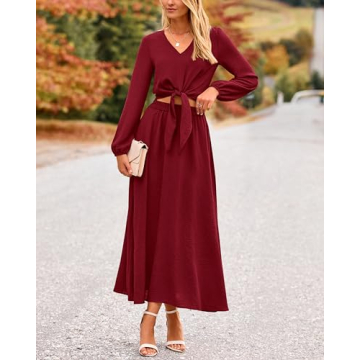 PRETTYGARDEN Women's Fall 2 Piece Outfit Set 2024