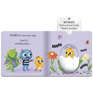 There's a Little Chick in Your Book: A Push, Pull, and Slide Book (Who's In Your Book?)