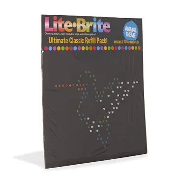 Lite Brite Ultimate Classic Refill Pack - 10 Fun Templates