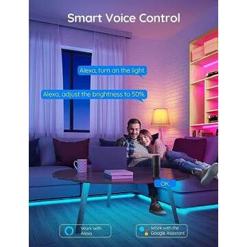 Govee LED Strip Lights for Bedroom Kitchen Party