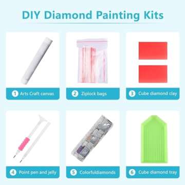 DIY Diamond Art Painting Football Kit for Adults, 5D 12x16 Inch Full Round Drill, Sports Wall Decor for Home