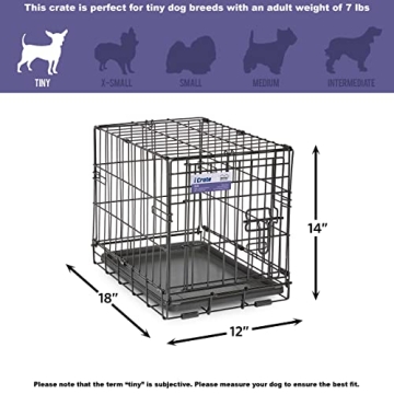 Enhanced iCrate Dog Crate with Leak-Proof Pan