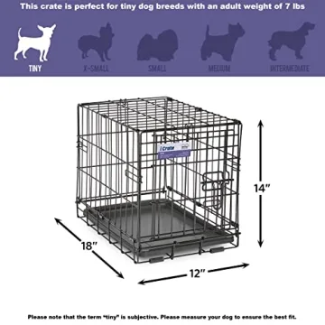 Enhanced iCrate Dog Crate with Leak-Proof Pan