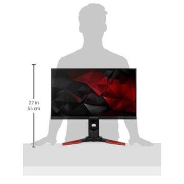 Acer Predator XB271HU bmiprz 27" WQHD (2560x1440) NVIDIA G-SYNC IPS Monitor, (Display Port & HDMI Port, 144Hz), Black