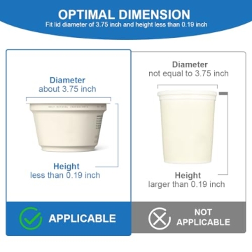 Sophico Yogurt Organizer: 4 Capacity Fridge Solution