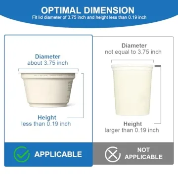 Sophico Yogurt Organizer: 4 Capacity Fridge Solution