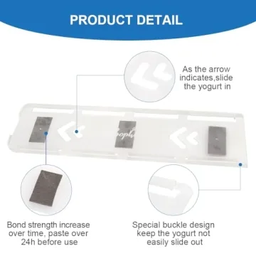 Sophico Yogurt Organizer: 4 Capacity Fridge Solution