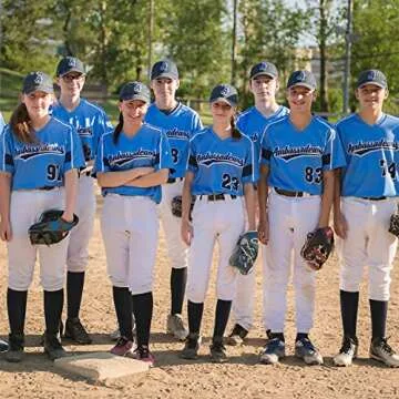 Haysandy 3 Pairs Baseball Socks Bulk Soccer Sock Youth High Long Tube Softball Football Team Boys Girls Unisex Sport Sock(Black)