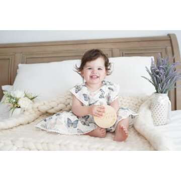 Baby Milestone Wooden Circles with Announcement Sign